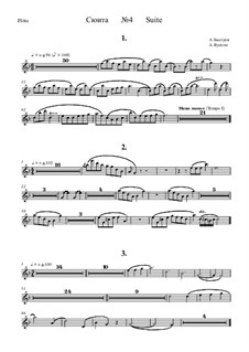 Сюита No.4: Партия флейты by Александр Быстров