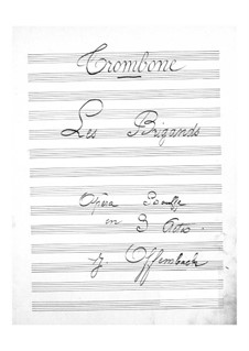 Разбойники: Партия тромбонов by Жак Оффенбах