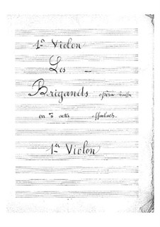 Разбойники: Партия I скрипок by Жак Оффенбах