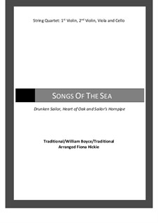 Songs of the Sea: Для струнного квартета by Уильям Бойс, folklore