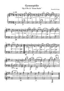 Gymnopédie, Op.3 No.11: Gymnopédie by Beautiful things Martínez