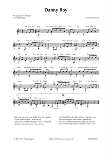 One instrument version: For easy guitar by folklore