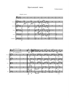 Крестьянский танец, Op.15: Для камерного оркестра by Constantin Dimitrescu