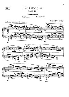 Транскрипции на этюды Шопена, Op.10, 25: Сборник by Леопольд Годовский