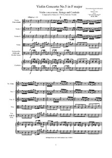 10 Concertos for Violin, Strings and Cembalo, Op.7: Concerto No.5, RV 285a by Антонио Вивальди