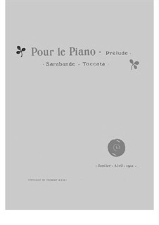 Prélude, Sarabande, Toccata: Prélude, Sarabande, Toccata by Клод Дебюсси