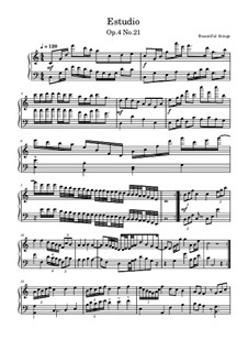 Estudio No.6, Op.4 No.21: Estudio No.6 by Beautiful things Martínez
