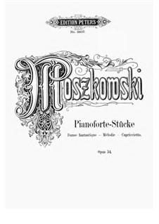 Три пьесы для фортепиано, Op.54: Сборник by Мориц Мошковский