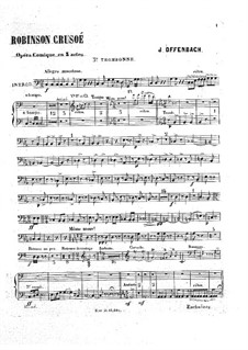 Робинзон Крузо: Партия третьего тромбона by Жак Оффенбах