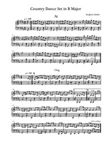 Country Dance Set in B Major: Country Dance Set in B Major by Stephen Smith
