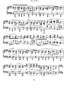 Семь фантазий, Op.116: No.6 Intermezzo in E Major by Иоганнес Брамс