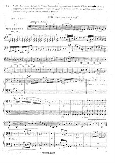 Струнный квинтет No.6 ми минор, Op.19: Партия II виолончели by Жорж Онсло