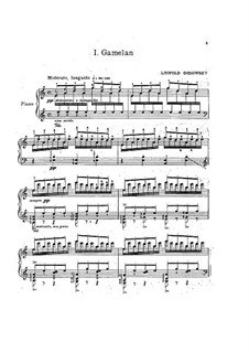 Яванская сюита: No.1 Gamelan by Леопольд Годовский