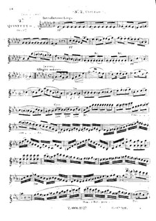 Три струнных квинтета No.1-3, Op.1: Квинтет No.2 – партия первой скрипки by Жорж Онсло