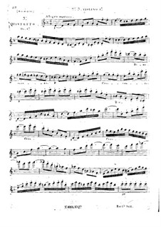 Три струнных квинтета No.1-3, Op.1: Квинтет No.3 – партия первой скрипки by Жорж Онсло