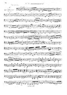 Струнный квинтет No.7 ми-бемоль мажор, Op.23: Партия II виолончели by Жорж Онсло
