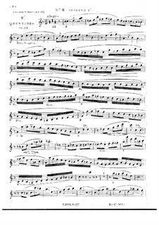 Струнный квинтет No.8 ре минор, Op.24: Скрипка I by Жорж Онсло