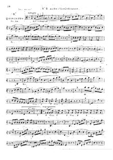 Струнный квинтет No.8 ре минор, Op.24: Партия второго альта или первой виолончели by Жорж Онсло