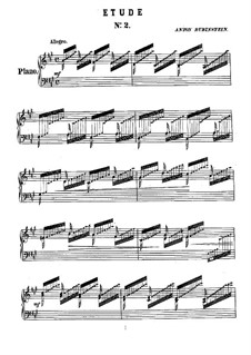 Etude No.2 in A Major: Etude No.2 in A Major by Антон Рубинштейн