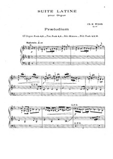 Suite Latine, Op.86: Suite Latine by Шарль Мари Видор