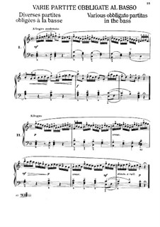 Various Obbligato Partitas in the Bass: Various Obbligato Partitas in the Bass by Алессандро Скарлатти
