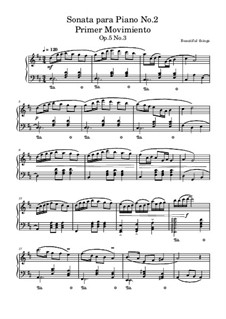 Sonata para Piano No.2, Op.5 No.3: Primer Movimiento by Beautiful things Martínez