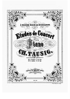 Etudes de Concert, Op.1b: Etudes de Concert by Карл Таузиг