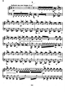 Двенадцать этюдов, Op.26: Этюд No.8 by Сигизмунд Тальберг