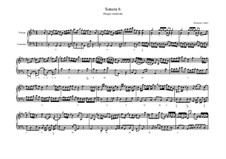 Sonata Nr.6 für Violine und Continuo: Sonata Nr.6 für Violine und Continuo by Доменико Галло
