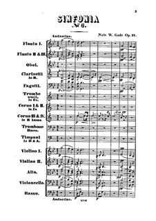 Symphony No.6, Op.32: Symphony No.6 by Нильс Вильгельм Гаде