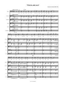 Vittoria, mio core: For voice and chamber orchestra by Джакомо Кариссими