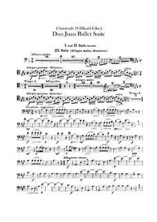 Дон Жуан. Балетная сюита, Wq.52: Партии фаготов by Кристоф Виллибальд Глюк