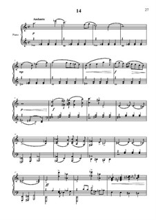 20 прелюдий для фортепиано: No.14 by Владимир Полионный