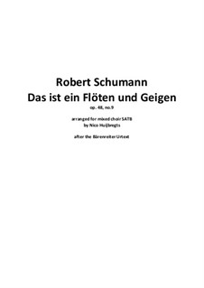 No.9 Напевом скрипка чарует: Вокальная партитура by Роберт Шуман