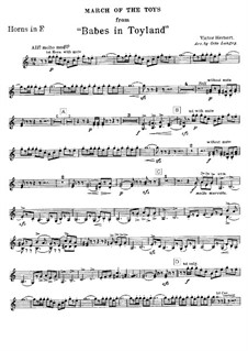 Марш игрушек: Партии медных духовых инструментов by Виктор Герберт