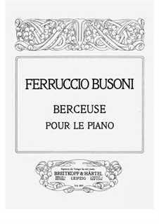 Семь элегий для фортепиано, BV 249: No.7. Berceuse by Ферруччо Бузони