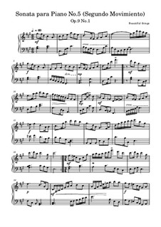 Sonata para Piano No.5, Op.9 No.1: Segundo movimiento by Beautiful things Martínez