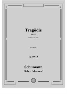 No.3 Tragodie: Part II in e minor by Роберт Шуман