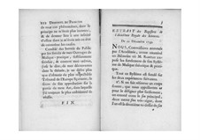 Демонстрация принципа гармонии: Extrait des registres de l'Académie Royale des sciences by Жан-Филипп Рамо
