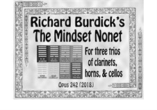 The Mindset Nonet, Op.242: No.1 Allegro moderato by Richard Burdick