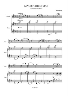 Волшебное Рождество: Для скрипки и фортепиано by Lena Orsa