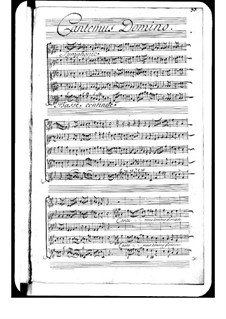 Cantemus Domino gloriam: Cantemus Domino gloriam by Мишель Ришар де Лаланд