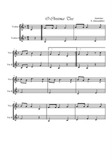 Vocal-instrumental version: Для двух скрипок by folklore