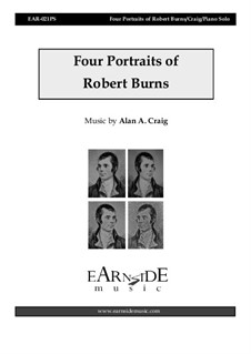 Four Portraits of Robert Burns, EAR021PS: Four Portraits of Robert Burns by Alan Craig