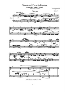 14 Toccatas and Fugues for Cembalo (or Piano): Toccata and Fugue No.2 in D minor by Алессандро Скарлатти