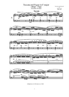 14 Toccatas and Fugues for Cembalo (or Piano): Toccata and Fugue No.3 in F major by Алессандро Скарлатти