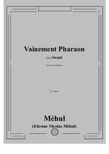 Иосиф: Vainement Pharaon by Этьен Меуль