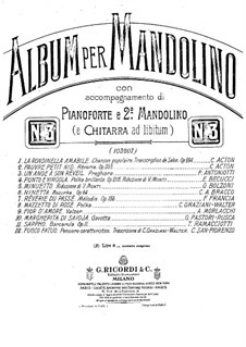 Менуэт: For mandolin and piano (or guitar) by Giovanni Bolzoni