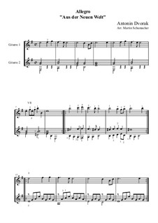 Часть IV: Allegro, for two guitars by Антонин Дворжак