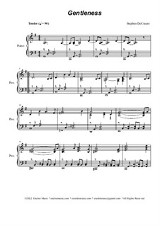 Gentleness (Piano solo): Gentleness (Piano solo) by Stephen DeCesare